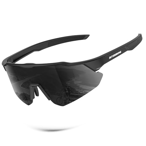 Polarized-Sunglasses-Men Sports Sun-Glasses Mens-Sunglasses: UV400 Protection for Cycling Fishing Golf