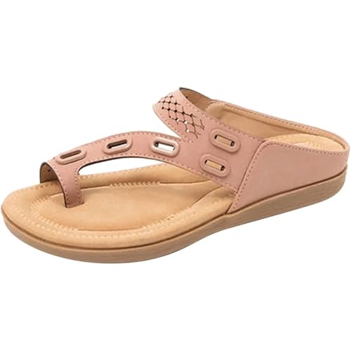 Yytcsjz Womens Bunions Orthopedic Sandal, Women Orthotic Flip Flops Slippers, Summer Flat Massage Shoes, For Beach Travel