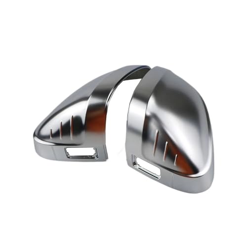 Coques rétroviseur argentées avec aide changement voie pour Audi A4 B9 A5 S4 S5