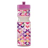 50 Strong 22oz Kids Sports Squeeze Water Bottle for Girls – BPA-Free with Pull Top Cap – Durable & Reusable for School, Sports & Everyday Use – Made in USA
