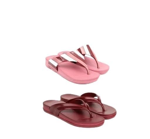 Image of Trendy Women's Casual Slippers for Daily Use - Lightweight & Durable pink MA 42 pink 6