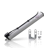 Spindelantrieb, Fensterantrieb, Motoröffner für Oberlichter 230V / 300mm Hub, 500Nm, mit Halterungen - Mingardi D8 - mit Signalkontakt