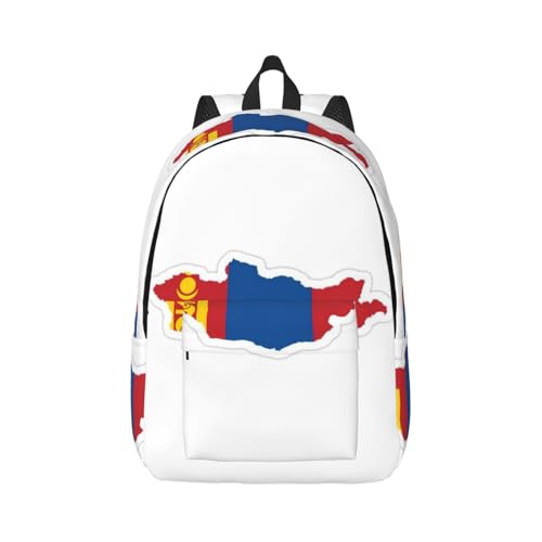 Sac à dos de voyage décontracté spacieux pour adulte style outdoor motif carte du monde