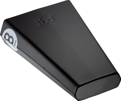Meinl Percussion Bongo Cowbell Instrument - Sehr großes Aufschlagidiophon - Länge 8 Zoll - Pulverbeschichteter Stahl, Schwarz (BCOB)