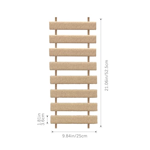 Estructura de Escalada para Gatos Puente Escalera Sisal Madera 20in miniatura 7