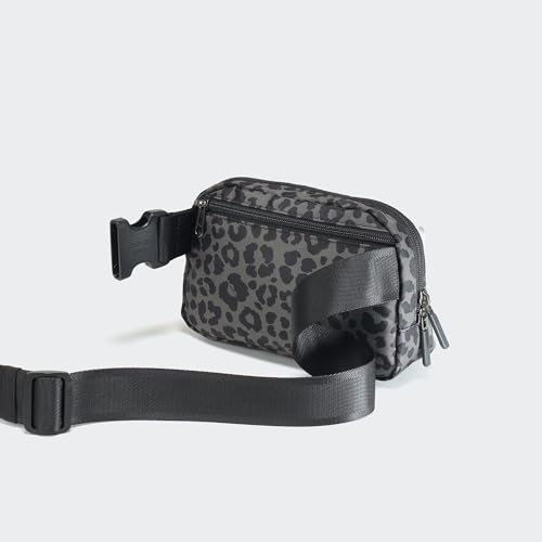 Image of Pander Two Way Zipper Fanny Pack Nylon Everywhere Belt Bag for Women, Water Repellent Waist Packs, Crossbody Bags with Adjustable Strap (Grey Leopard)