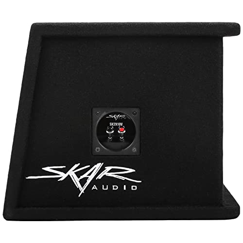 Image of Skar Audio SK2X10V Dual 10 inch Universal Fit Ported Subwoofer Enclosure