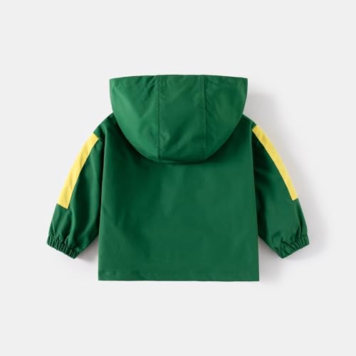 Meufam Toddler Boy Cartoon Cat Print Zip Jacket Hooded Trench Fashion Kid Windbreaker Coats Outerwear Clothing Kids Clothes2