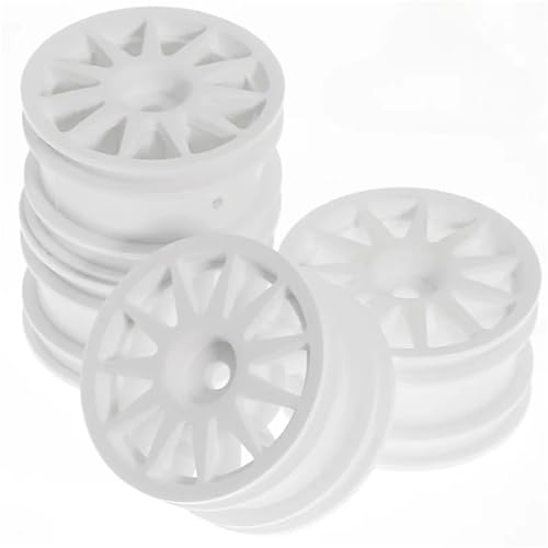 Roue plastique 42mm pour Tamiya M03 M05 MJX 14303 14304 de voiture RC (4 pièces)