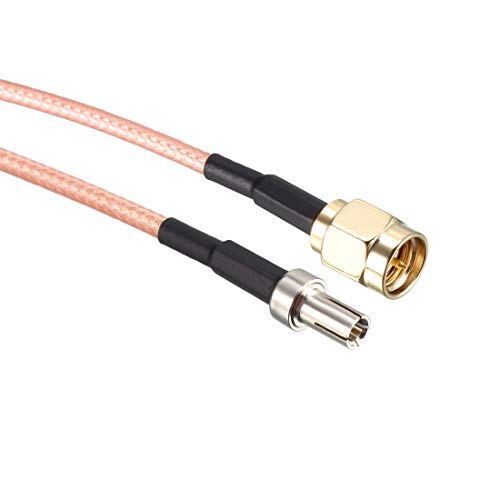 Cable antena coaxial uxcell SMA Macho a TS9 Macho 0.66 ft 2 pcs miniatura 3