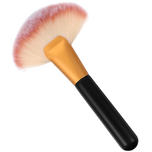 Didiseaon Wood Handle Large for Cream Powder Foundation Loose Powder Highlighting Esthetician Spectrum Brush Random Color