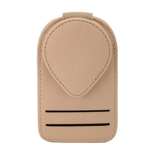 一般的なカーバイザー クリップ 滑り止め PU レザーデザイン ソフトパッド 安全な収納 ドライバーアクセサリー アップグレード 眼鏡用 傷つきにくい 車用メガネアクセサリー