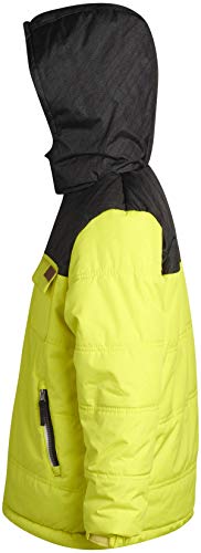 ixtreme boys snowsuit set - 2 piece heavyweight insulated ski jacket and snow pants overall bibs for boys sizes 4-18