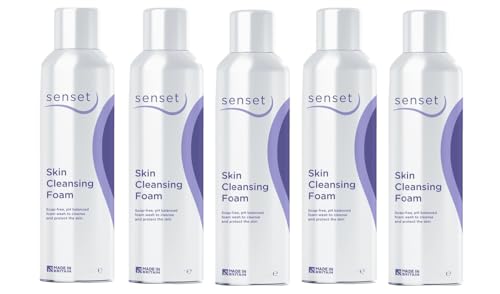 Senset Skin Cleansing Foam 200ml Pack of 5 - FREE bottle of Ultra Colour Nail Polish with every set