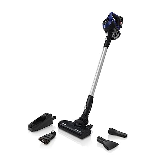 Bosch Hogar Unlimited Serie | 6 BBS611MAT - Aspiradora sin cable y de mano, con accesorios, Color Azul Cobalto