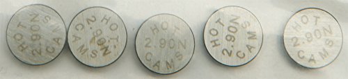 HOT CAMS - 46331 : Pastillas De Reglaje (Set 5Pcs) Ø9,48 X 2,9 Mm Cover