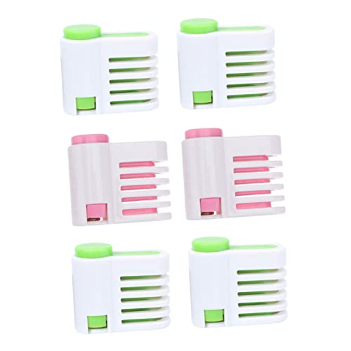 KICHOUSE 6-in-1 Cake Slicing Leveler Bread Slicing Guide Toast Cutters Food Grade Plastic Baking Tool Random Color