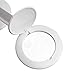 daylight Company Halo Go Magnifier Lamp, Rechargeable USB, Portable, Lightweight, Desk Lamp Reading, Hobbies, Sewing, Crafts, Nail Salon, Handcrafts and More, Colour Temperature: 6,000 K, White
