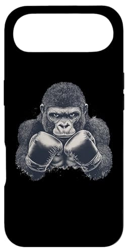 ボクシングと格闘技 ボクシンググローブ付きゴリラ スマホケース iPhone Air 用