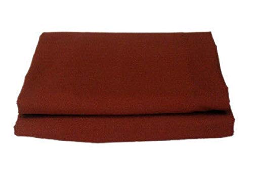 Maria Luxury Bedding & Linen Super King Burgundy Flat Sheets Plain Dyed Flat Sheet - Size 274cm x 295cm, Super King Burgundy