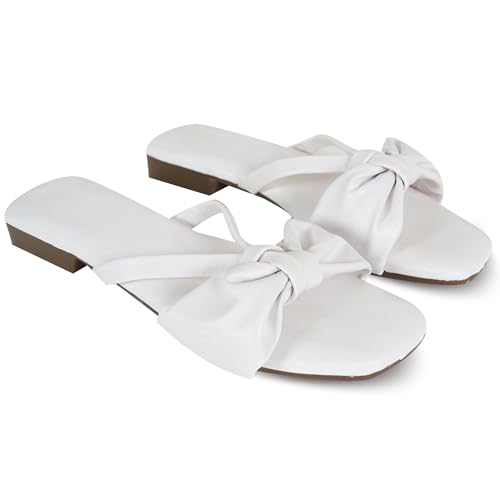 Image of DFR Women Casual Cushioned Flat Slippers Woman