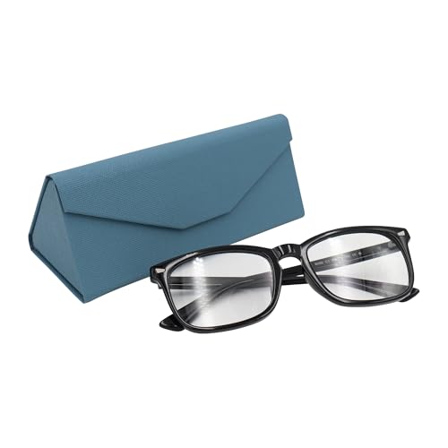 Image of Real Sic Glasses Case for Men and Women - Magnetic Folding Hard Shell Sunglass Holder - Inspired by Solid Color