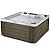 Edgewater Outdoor Hot Tub, 5-6 Person, 28 Massaging Jets, Cover Included, Ice Bucket Feature, Plug into Any Standard Outlet, Made in USA, Aqualife by Strong Spas