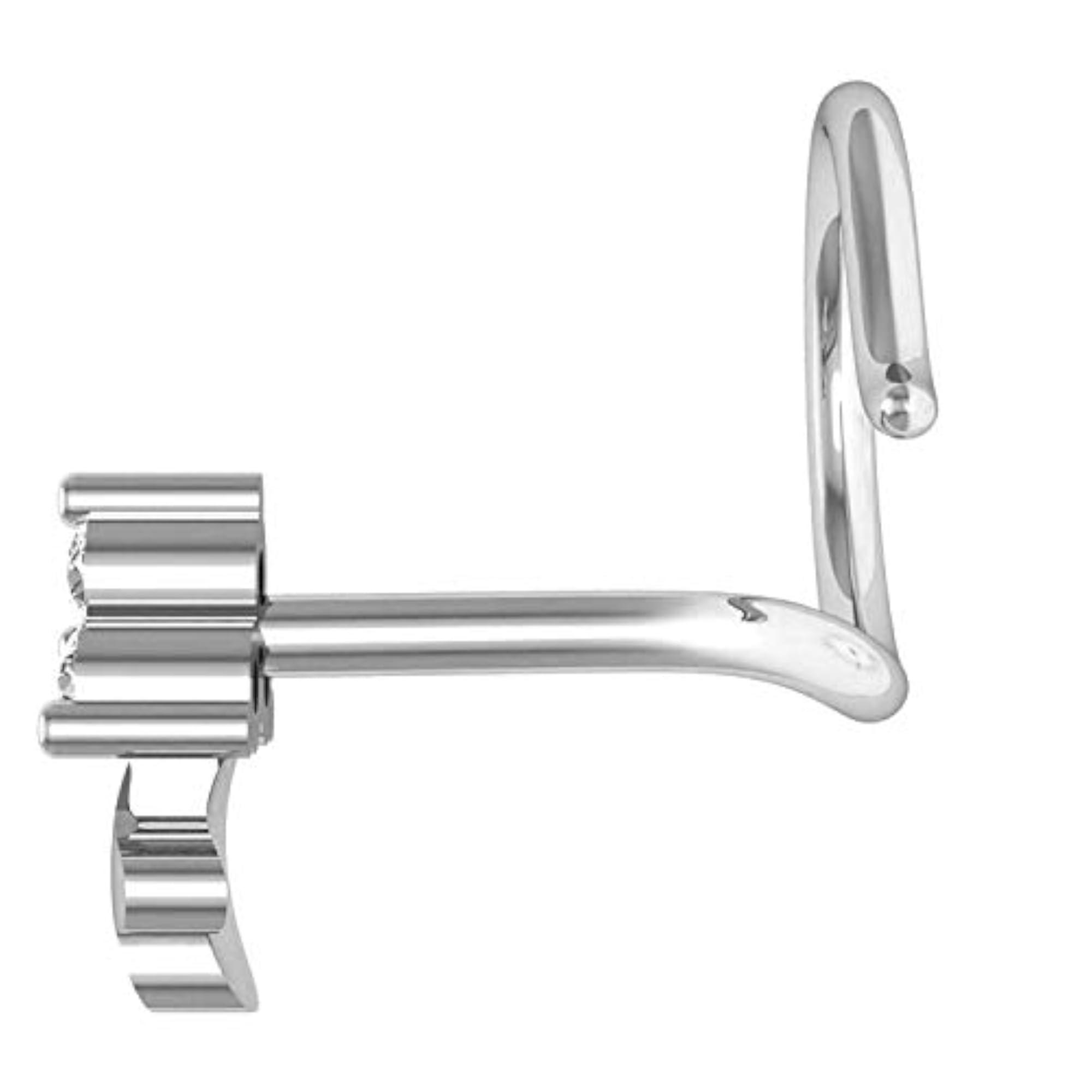 18k White Gold and Diamond Nose Ring