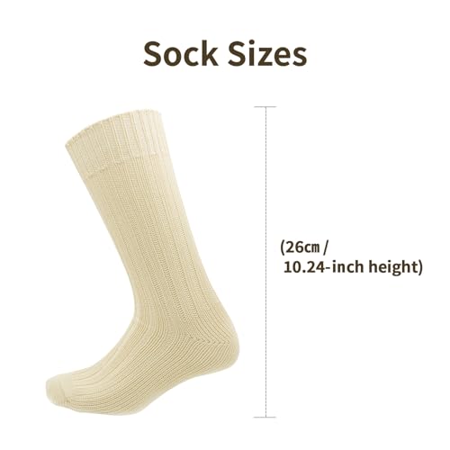 Organic Cotton Socks for Men & Women – Moisture-Wicking Ribbed Knit, Soft & Comfortable2