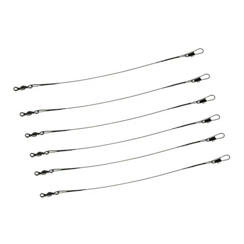 Toyvian Líder de Pesca Acero Inoxidable 20 cm