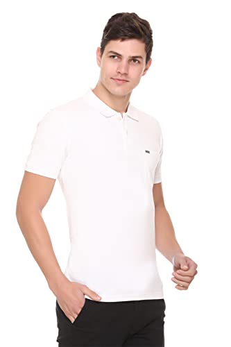 Image of Half Cotton Polo T Shirt for Man with Pocket - Regular Fit Mens Collar Tshirt