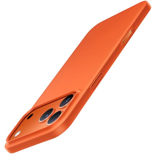 Image of TORRAS Slim Fit for iPhone 17 Pro Max Case Thin 6.3 inch Velvety Matte Orange