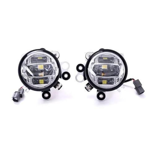 ZSHYTWE Faros Delanteros Moto Faros Antiniebla Motocicleta para GL1800 para Gold Wing 2002-2017 LED IP67 Resistente Al Agua Proyector Luz Cruce Auxiliar Faro Conjunto Faro(Clear)