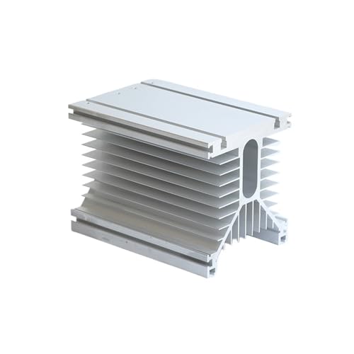 Dissipateur thermique pour relais statique monophasé triphasé en aluminium 125x135x150