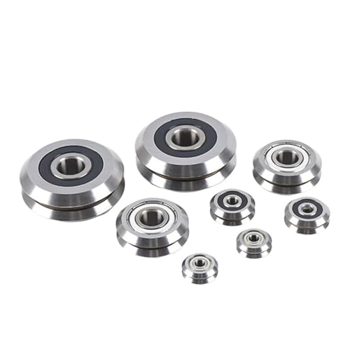 1PCS W1 4.763x19.56x7.87 90° W Type Grooved Bearing Spring Machine Pulley Straightening and Straightening Rail Roller Bearings