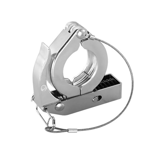 AVCRAY KF25 Toggle Clamp with Cotter Pin Quick-Release Vacuum Clamp Spring Pressure Handle Aluminum Clamp Vacuum Flange for Vacuum Pipe Vacuum Fittings (KF25)