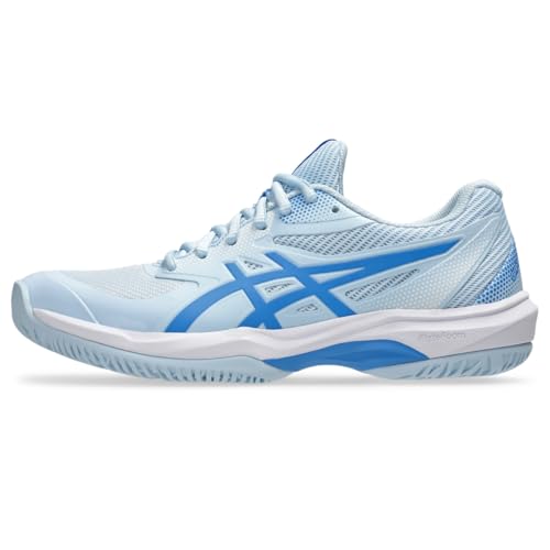 ASICS Women's Game FlyteFoam Pickleball Shoes, 10, Light Blue/Blue Coast