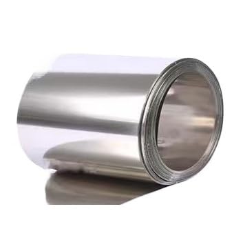 1PC Zinc Foil Sheet - 0.01mm Thick Zinc Metal Plate for Industrial USE - Smooth Surface, 100mm & 120mm Widths(120mm)