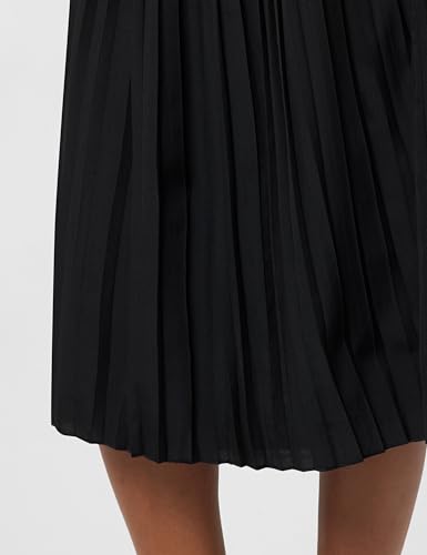 Image of Styli Women Polyester Accordion Pleated A-Line Midi Skirt | Stylish Casual Skirt for Women | Comfortable Office & Everyday Wear | Perfect for Travel, Party & Outfits