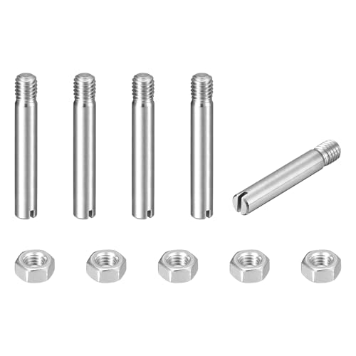 uxcell 5pcs goupille M6 x 40mm acier inoxydable 304