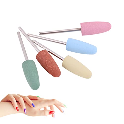 Set de 5 piezas de fresas de silicona para manicura miniatura 1