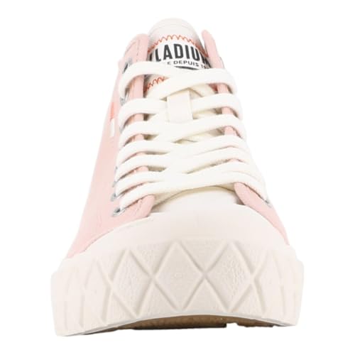 Image of Palladium Unisex Palla Ace Mid Organic Canvas Lace Up Sneaker