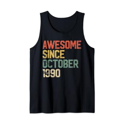 Impresionante desde octubre de 1990, regalo de 30 años de edad Camiseta sin Mangas