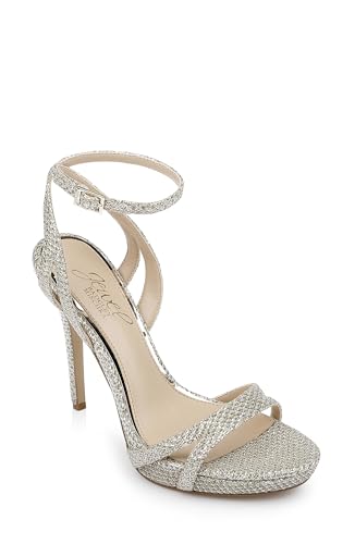 Jewel Badgley Mischka Arianna Shimmering Platform Stiletto
