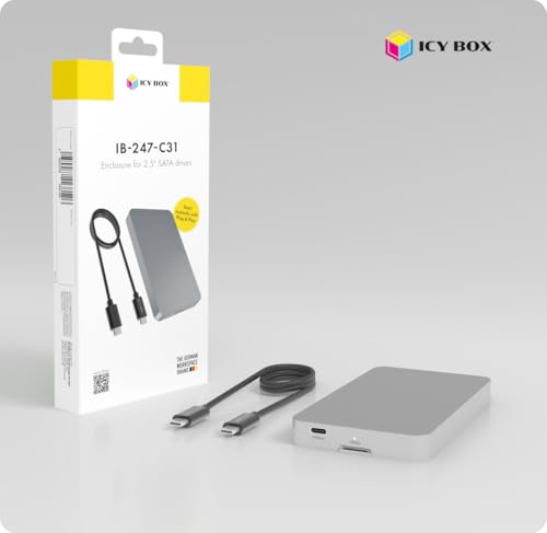 Caja externa ICY BOX para disco 2.5" USB-C 3.1 aluminio miniatura 7