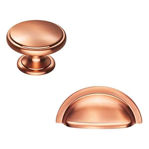 Abrafix Satin Copper Kitchen Cabinet Handle Cover
