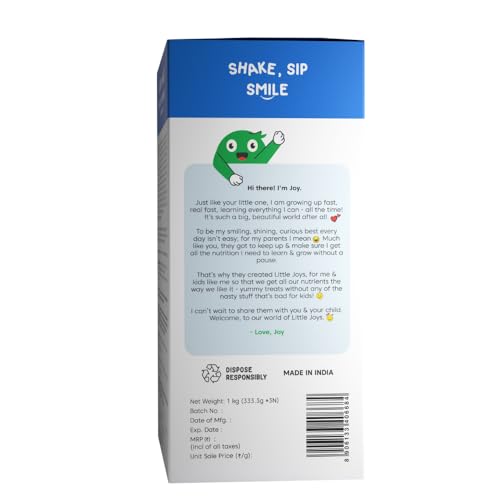 Image of Little Joys Nutrimix Nutrition Powder 1 KG | 7-12 years | No Refined Sugar | Supports Overall Health & Development | with Ragi, Bajra, Almonds & Oats | Chocolate Flavour