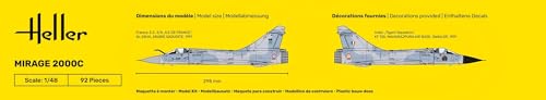 Mirage 2000 C Maquette Avion coffret complet HELLER JOUSTRA de modélisme