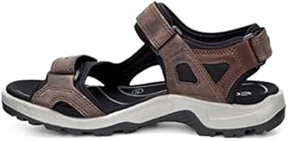 ECCO Men's Yucatan Sport Sandal, Espresso/Cocoa Brown/Black Nubuck, 12-12.5