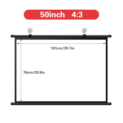 Pantalla Manual de Proyector 72" 16:9 LLJMA miniatura 7